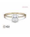 Anillo solitario oval con diamante de laboratorio en Alicante | Staring