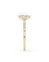 Lab-grown diamond oval engagement rings