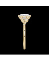 Oval Lab-Grown Diamond Engagement Ring in 18K Yellow Gold | Staring