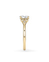 Oval Lab-Grown Diamond Engagement Ring | IGI Certified | 18K Gold| Staring