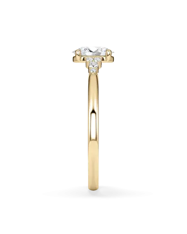 Lab-grown diamond combined engagement rings | Staring