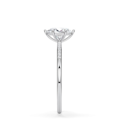 Lab-grown diamond oval engagement rings