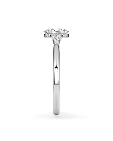 Lab-grown diamond combined engagement rings | Staring