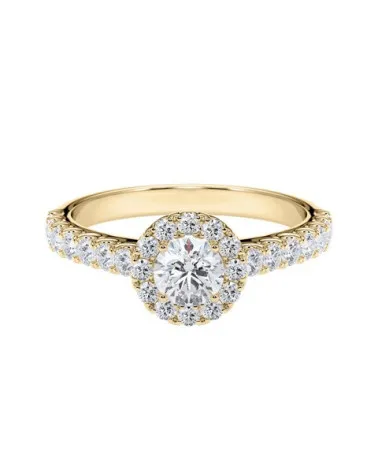 Exclusivo anillo de compromiso con diamantes de laboratorio | Staring