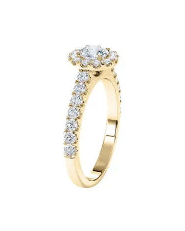 Exclusivo anillo de compromiso con diamantes de laboratorio | Staring