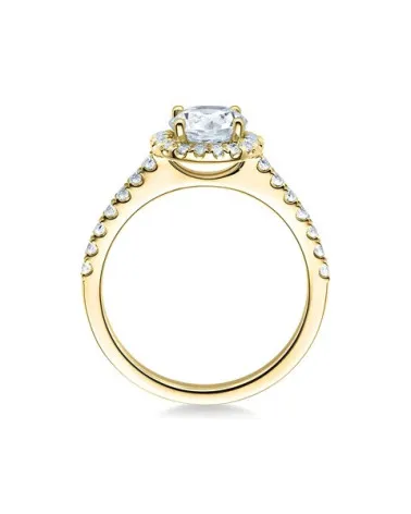 Exclusivo anillo de compromiso con diamantes de laboratorio | Staring