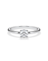 Anillos de compromiso solitarios con diamantes naturales en Muntaner (Barcelona)