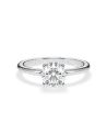Anillos diamante redondo de compromiso con diamante natural | Staring
