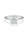 Anillos diamante redondo de compromiso con diamante natural | Staring