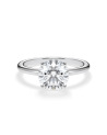 Natural diamond solitaire engagement rings