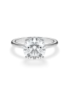 Anillos diamante redondo de compromiso con diamante natural | Staring
