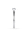 Natural diamond solitaire engagement rings