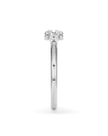Anillos diamante redondo de compromiso con diamante natural | Staring