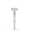 Anillos diamante redondo de compromiso con diamante natural | Staring