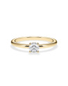Anell de compromís en or groc amb diamant | Staring