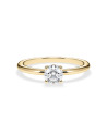 Anell de compromís en or groc amb diamant | Staring