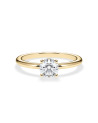 Anell de compromís en or groc amb diamant | Staring