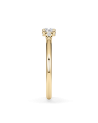 Engagement ring Yellow Gold Round Diamond Engagement Ring |Staring