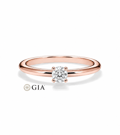 solitaire brillant natural diamond engagement rings | Staring