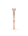 Anell de compromís en or rosa amb diamant | Staring