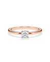 Anell de compromís en or rosa amb diamant | Staring