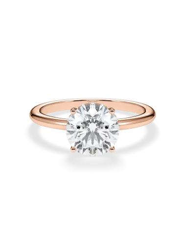 solitaire brillant natural diamond engagement rings | Staring