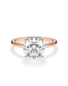 Anell de compromís en or rosa amb diamant | Staring