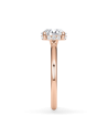 anillos compromiso  en oro rosa con diamante natural | Staring