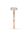 Anell de compromís en or rosa amb diamant | Staring