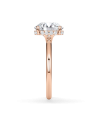 Anell de compromís en or rosa amb diamant | Staring