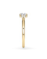 Solitarios compromiso en oro amarillo con lab diamond | Staring