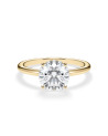 Solitarios compromiso en oro amarillo con lab diamond | Staring