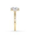 Solitarios compromiso en oro amarillo con lab diamond | Staring
